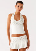 White Eyelet Two-Piece Set