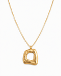 AURA SCULPTED GOLD NECKLACE - ÉCLAT MARBELLA