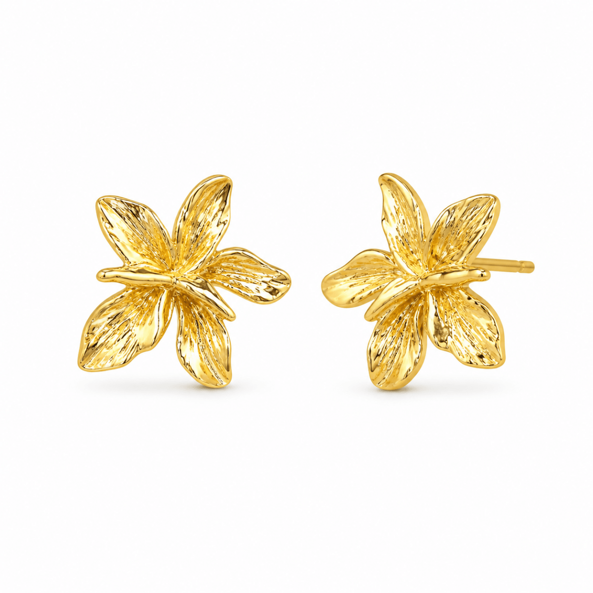 Jasmine Stud Earrings - ÉCLAT MARBELLA