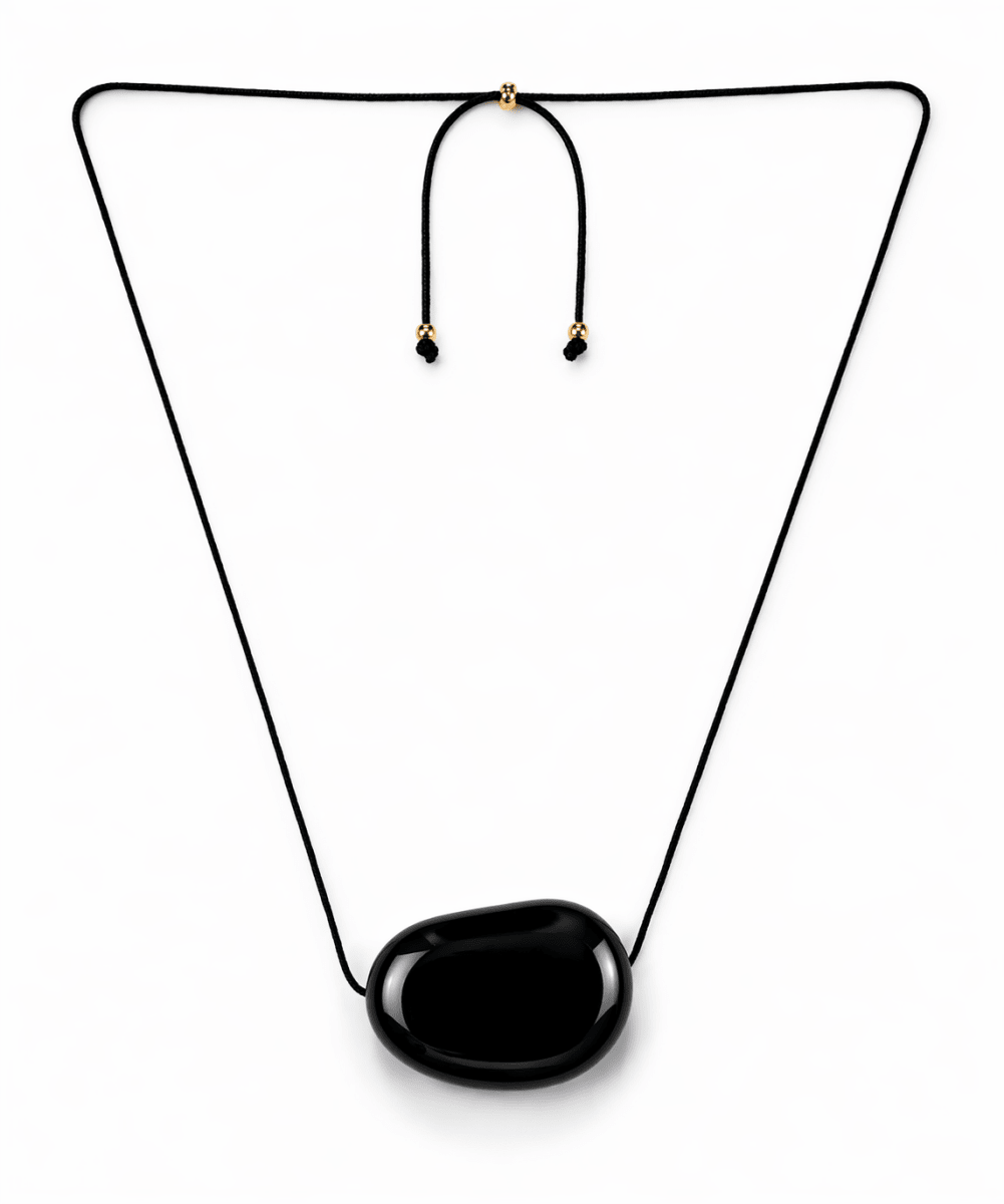 ONYX STONE NECKLACE - ÉCLAT MARBELLA